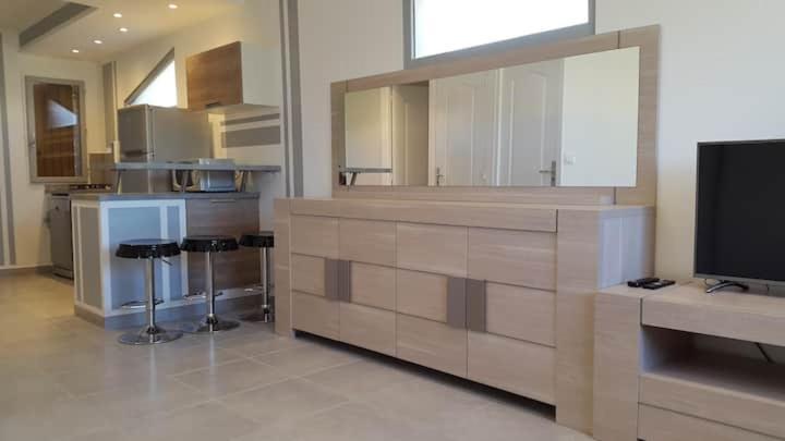 Studio climatisé avec terrasse et Wi FI . Apartamento Saint-Marcel-lès-Valence Exterior foto